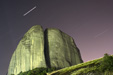 Star trails on long exposure in Meteora