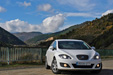 Front of Seat Leon Ecomotive at the Pyrenees
