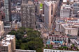 Madison square park, the Flat Iron building and a roof garden party