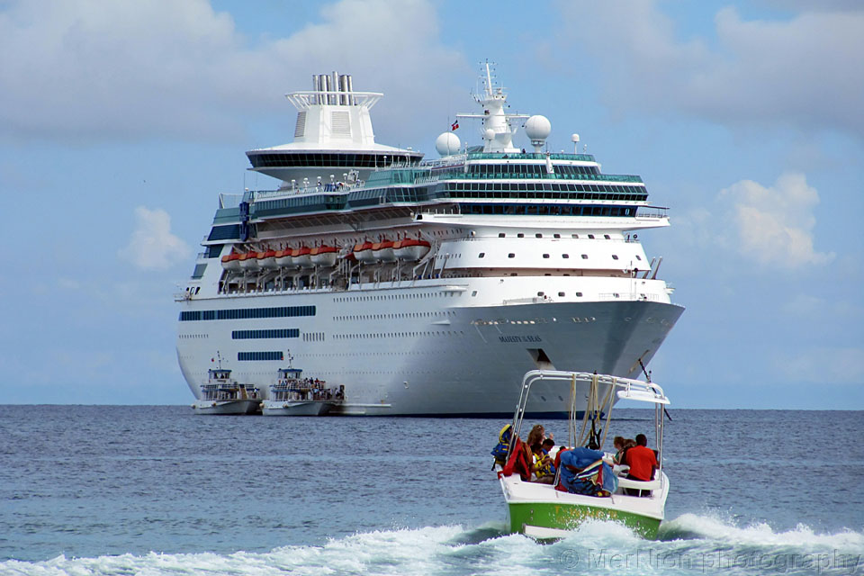 "Majesty of the Seas in the Caribbean"