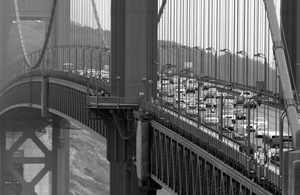 "Golden Gate bridge in San Francisco"