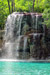 The waterfall of the Venetian Pool in Coral Gables, Miami
